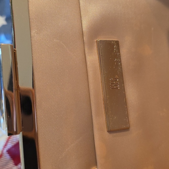 INC International Concepts Cream Satin Clutch or Crossbody - Picture 11 of 11